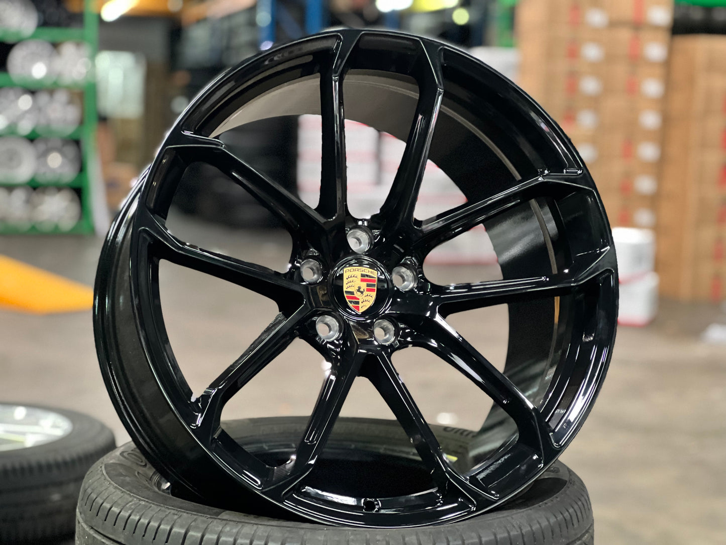 [Bundle] 20x9 ET21 Overdrive Forged BF104 (2 wheel) 5x112 Black