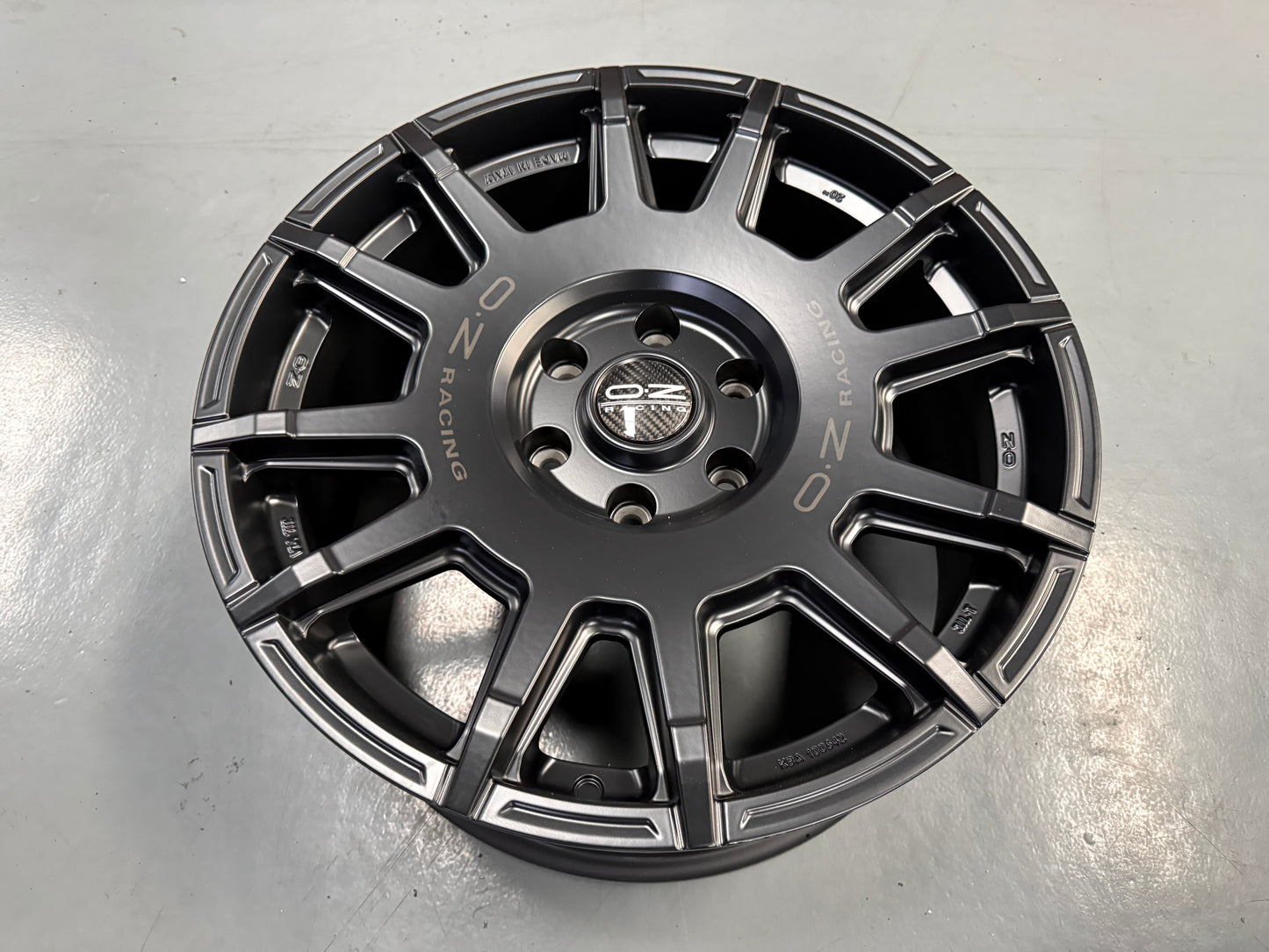 New 20x9 ET45 OZ Racing Rally Legend (4 wheel) 6x139.7 Matte Black