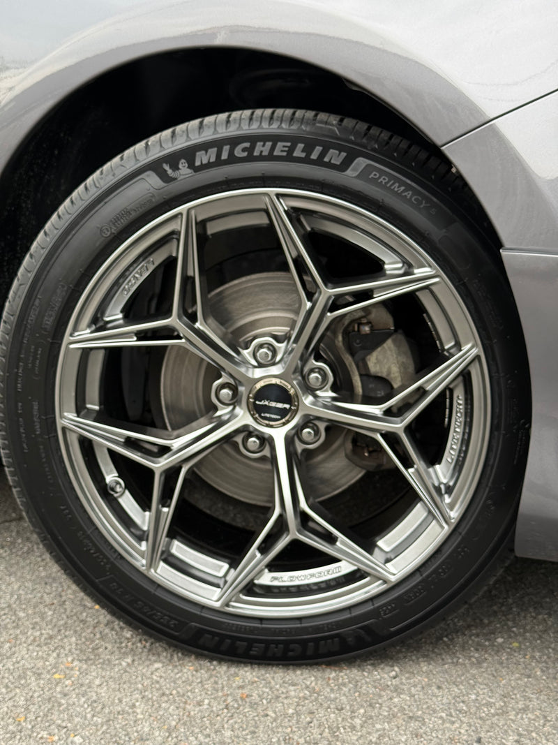 New 18x8.5 ET35 Lenso Blaze Rim (4 wheel) Satin Black 5x114.3
