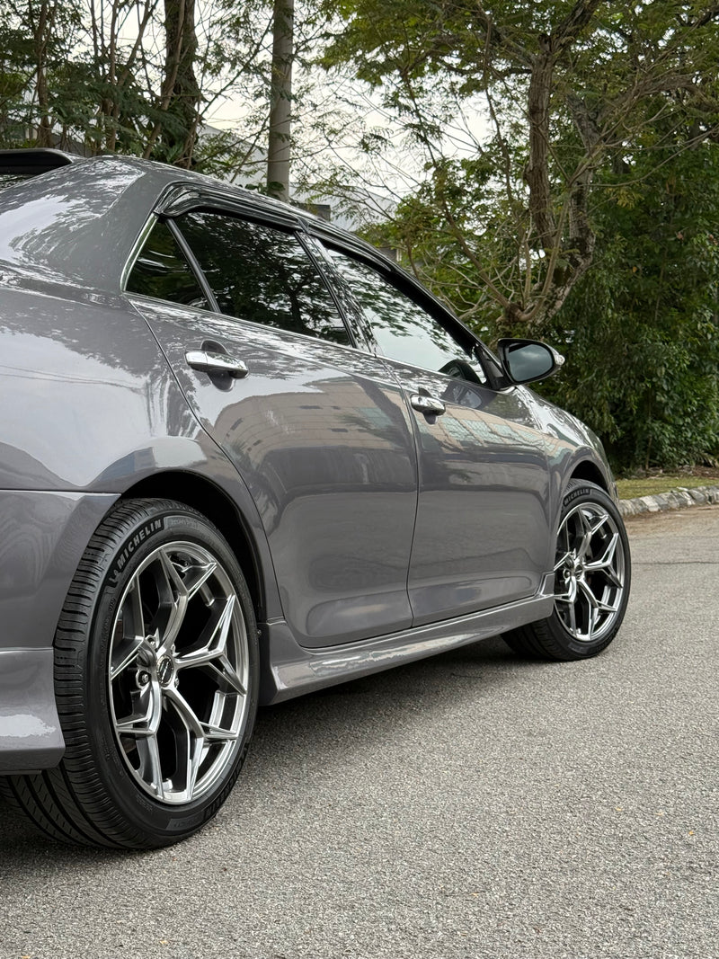 New 18x8.5 ET35 Lenso Blaze Rim (4 wheel) Satin Black 5x114.3