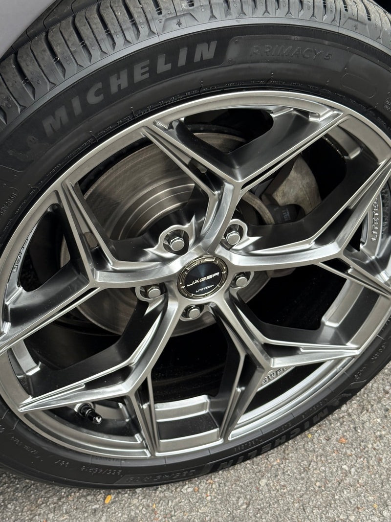 New 18x8.5 ET35 Lenso Blaze Rim (4 wheel) Satin Black 5x114.3