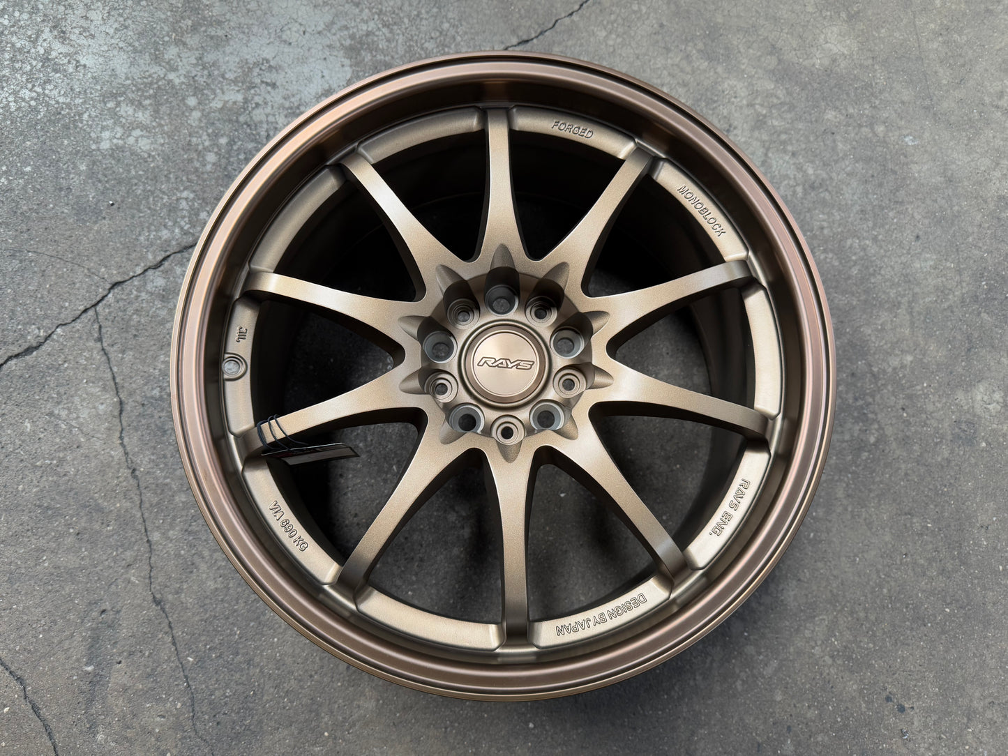 NEW 18X8.5 ET35 NK Performance CE28 Rim (4 wheel) Flat Bronze 5X112