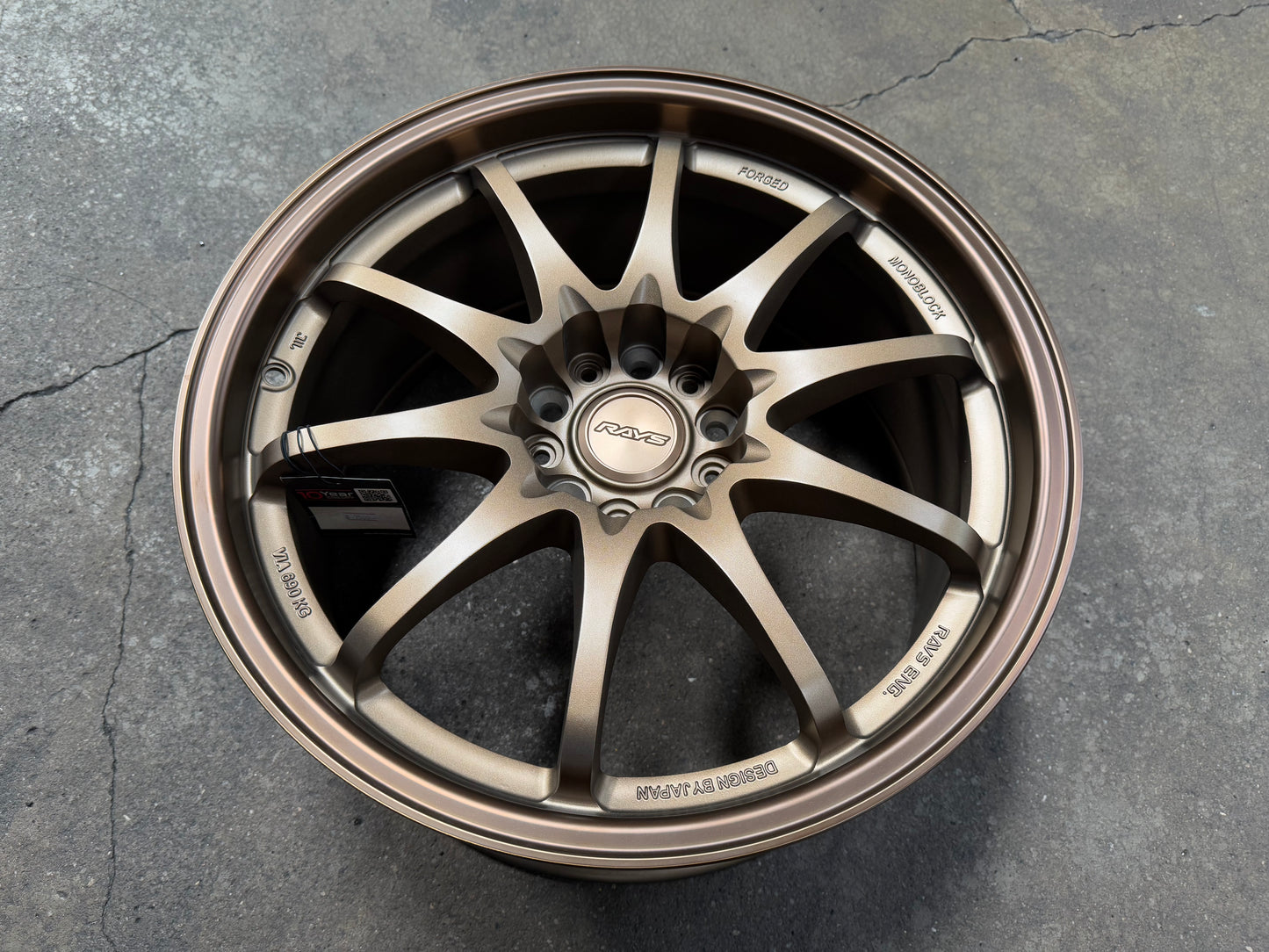 NEW 18X8.5 ET35 NK Performance CE28 Rim (4 wheel) Flat Bronze 5X112