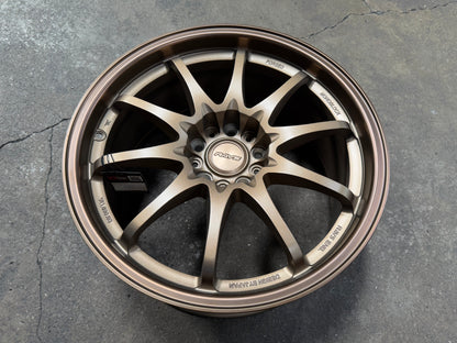 NEW 18X8.5 ET35 NK Performance CE28 Rim (4 wheel) Flat Bronze 5X112