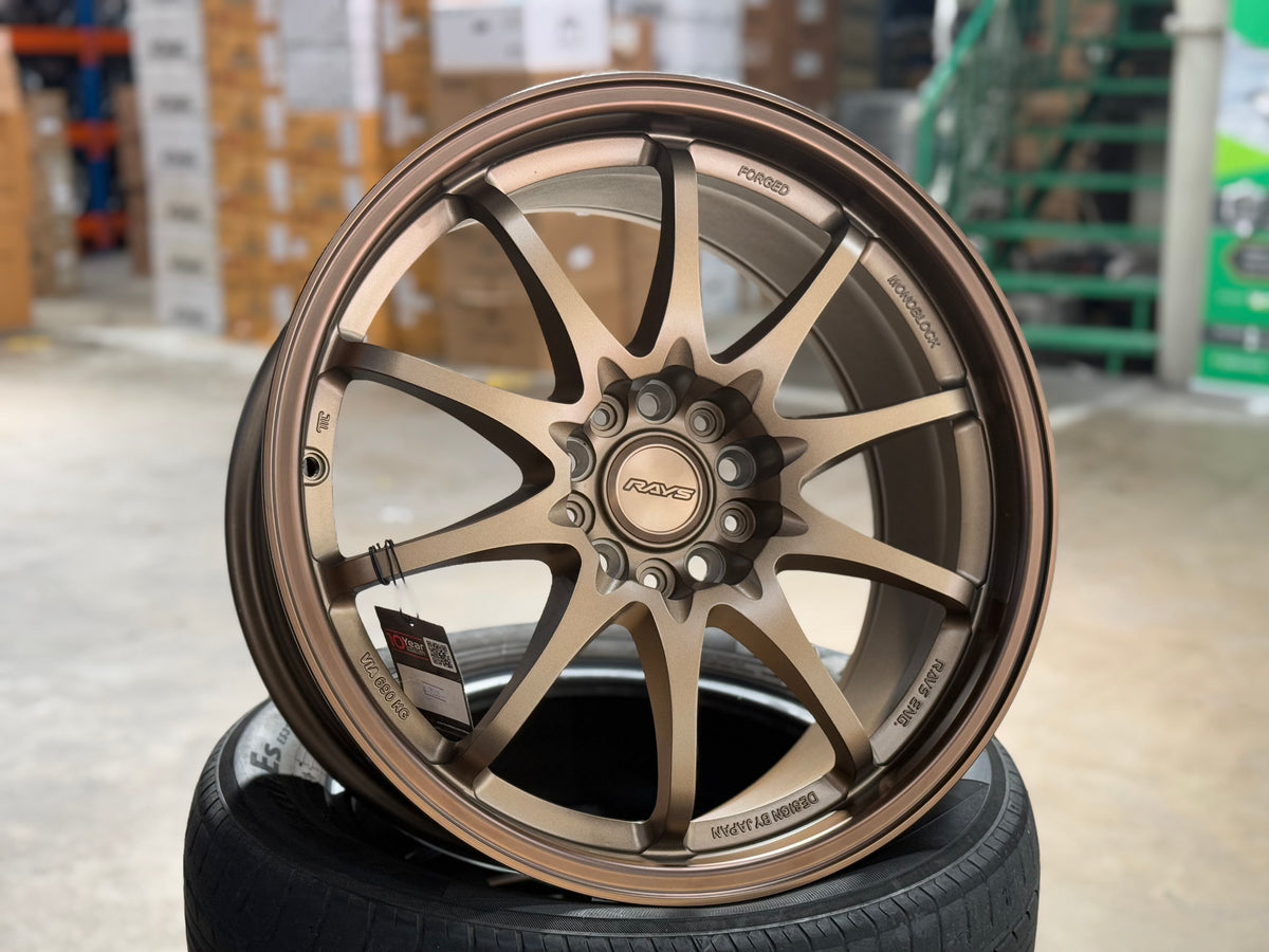 NEW 18X8.5 ET35 NK Performance CE28 Rim (4 wheel) Flat Bronze 5X114.3