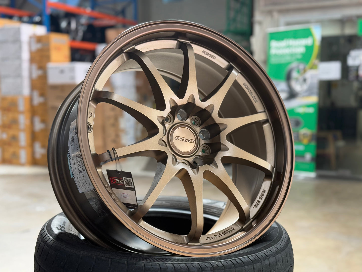 NEW 18X8.5 ET35 NK Performance CE28 Rim (4 wheel) Flat Bronze 5X112
