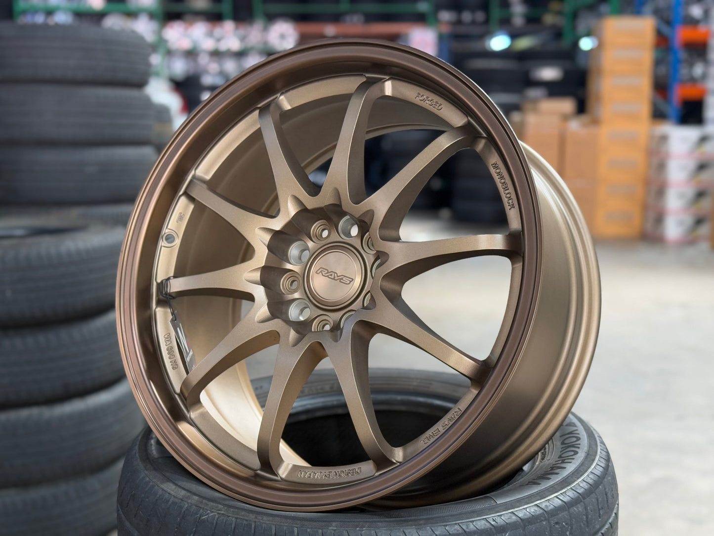 NEW 18X8.5 ET35 NK Performance CE28 Rim (4 wheel) Flat Bronze 5X112