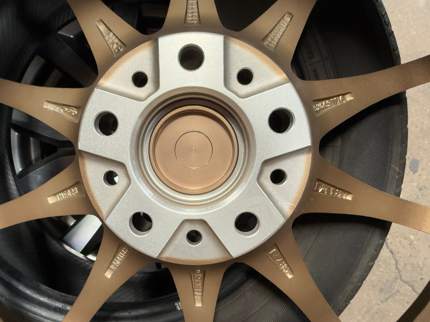 NEW 18X8.5 ET35 NK Performance CE28 Rim (4 wheel) Flat Bronze 5X112