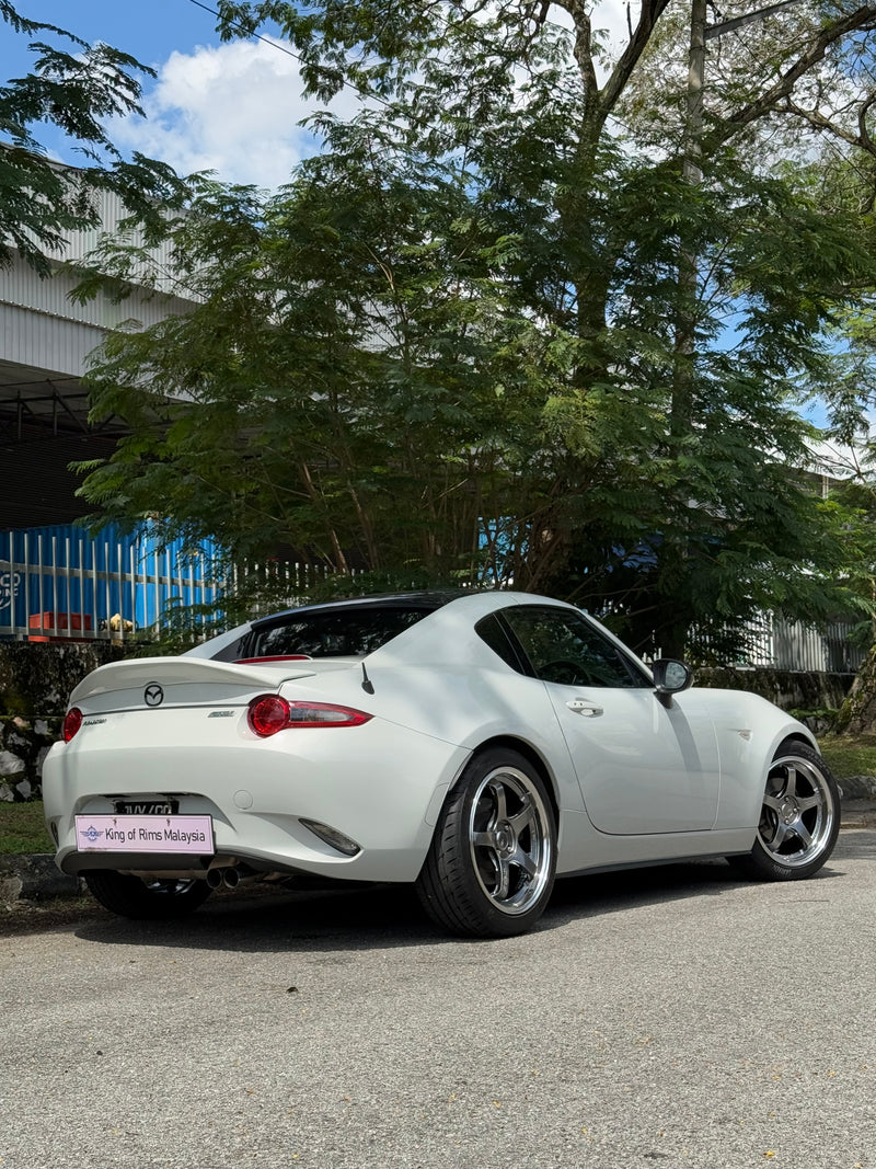 NEW 17X7.5 ET40 AOW GT Flow Formed Rim Racing White 5X100