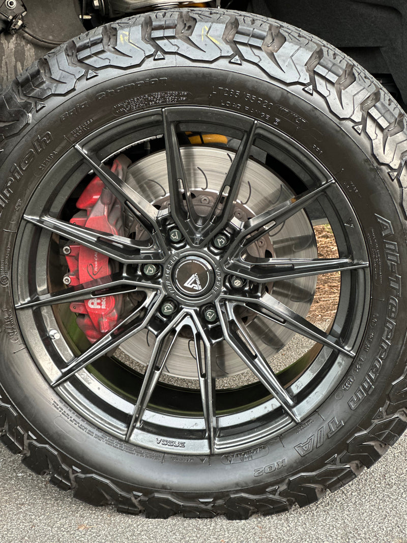 New 20X9 ET15 Vogue F06 Rim (4 wheel) Gloss Black 6X139.7