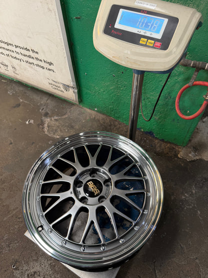 New 18X8 ET45 BBS LM Forged Japan Rim (4 wheel) Diamond Black 5X112 Mini JCW F56 F55