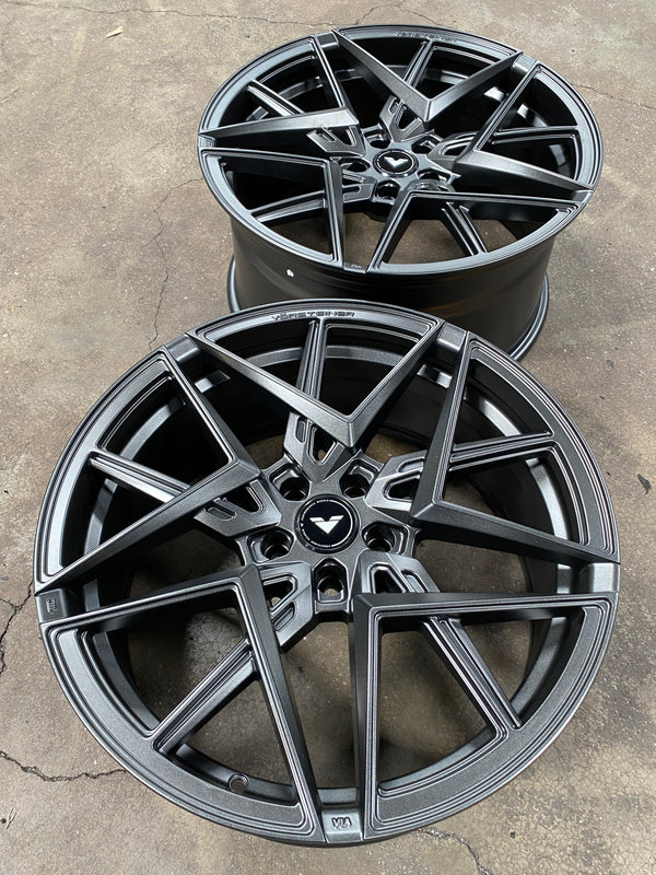 New 20x9 ET35 20x10 ET42 Vorsteiner VFF113 (4 wheel) 5x112 Carbon Graphite