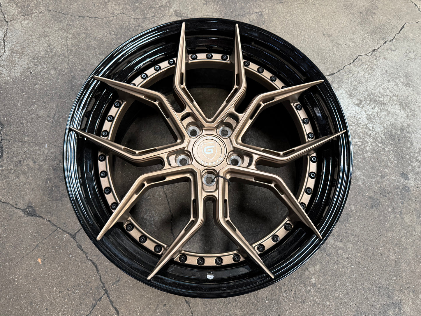 New 19x8.5 ET32 19x9.5 ET38 G Forged GF13 (4 wheels) Black Bronze 5x114.3