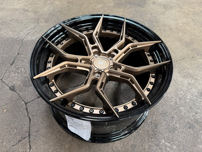 New 19x8.5 ET32 19x9.5 ET38 G Forged GF13 (4 wheels) Black Bronze 5x114.3