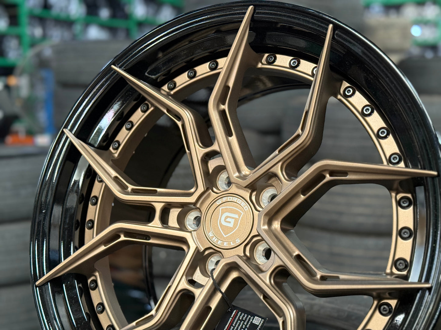 New 19x8.5 ET32 19x9.5 ET38 G Forged GF13 (4 wheels) Black Bronze 5x114.3