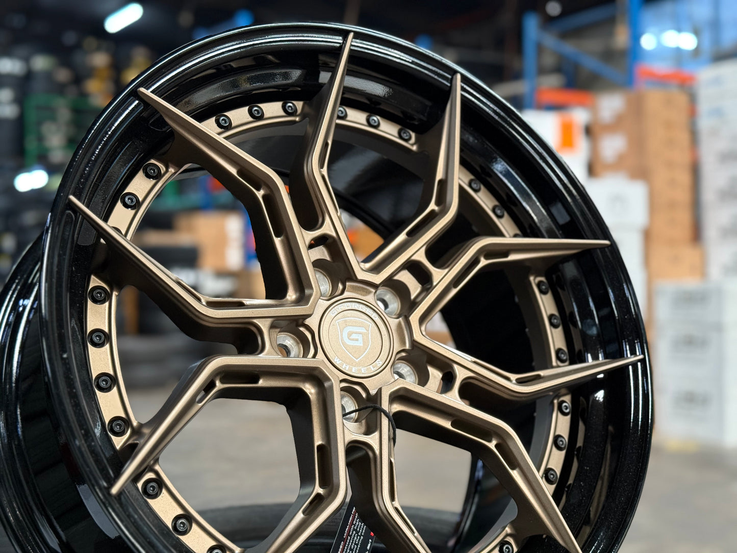 New 19x8.5 ET32 19x9.5 ET38 G Forged GF13 (4 wheels) Black Bronze 5x114.3