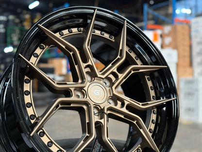 New 19x8.5 ET32 19x9.5 ET38 G Forged GF13 (4 wheels) Black Bronze 5x114.3