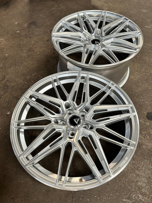 New 20x8.5 ET30 20x10 ET40 Vogue Wheel F05 (4 wheel) 5x114.3 Gloss Silver