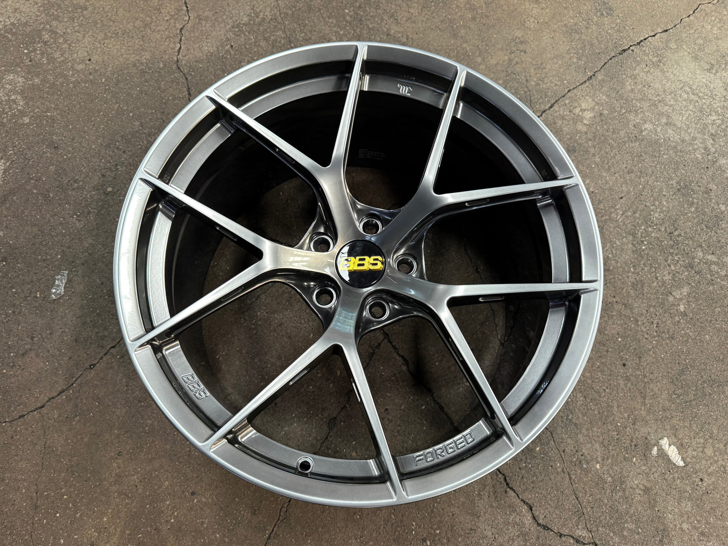 New 20x9.5 ET22 20x10.5 ET35 Overdrive Forged BBS FIR Design (4 wheel) 5x120 Hyper Black