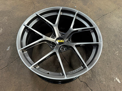 New 20x9.5 ET22 20x10.5 ET35 Overdrive Forged BBS FIR Design (4 wheel) 5x120 Hyper Black