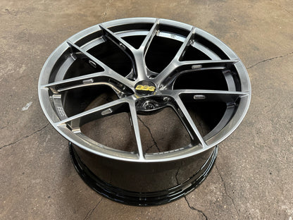 New 20x9.5 ET22 20x10.5 ET35 Overdrive Forged BBS FIR Design (4 wheel) 5x120 Hyper Black