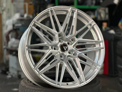 New 20x8.5 ET30 20x10 ET40 Vogue Wheel F05 (4 wheel) 5x114.3 Gloss Silver