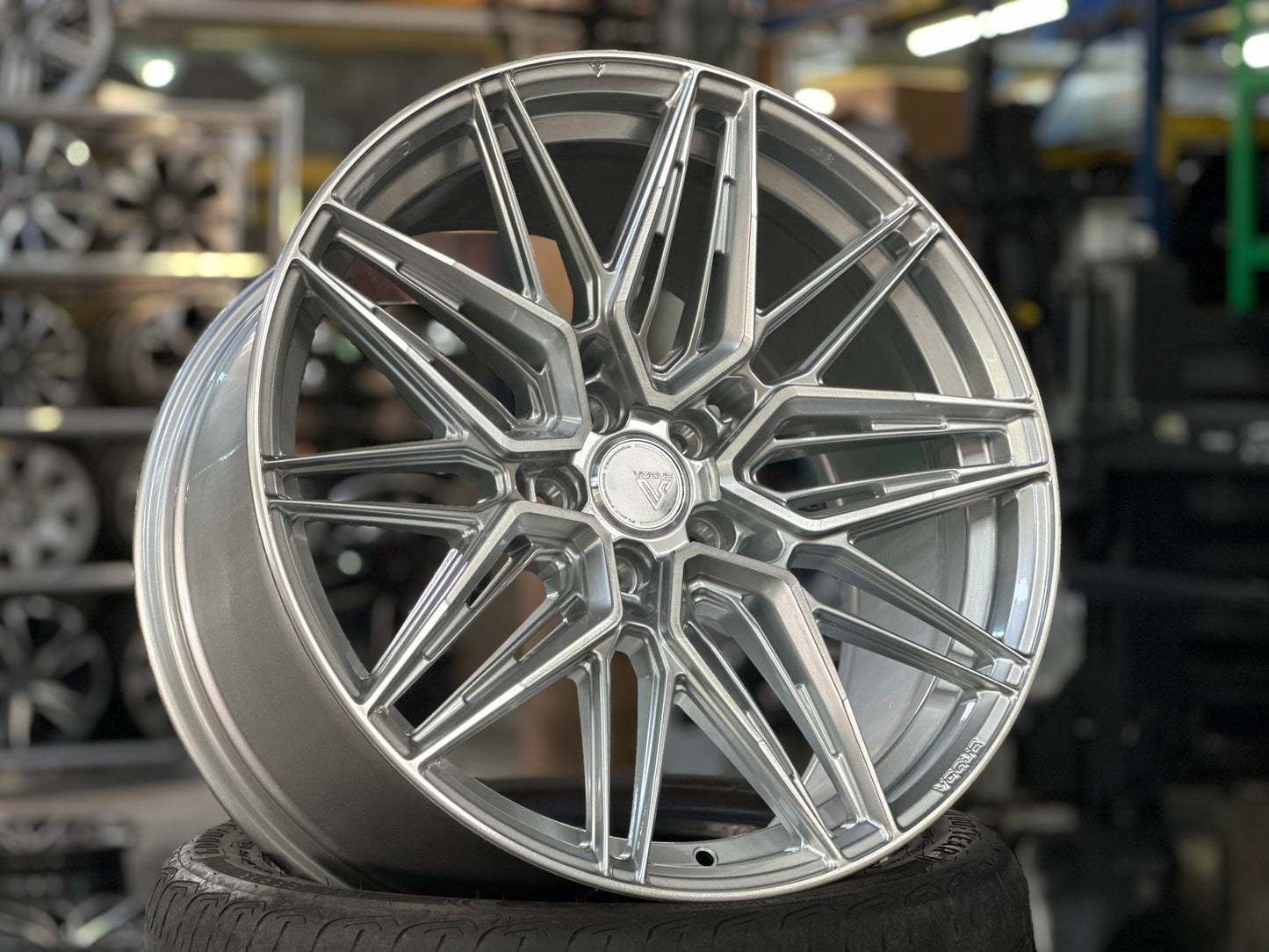 New 20x8.5 ET30 20x10 ET40 Vogue Wheel F05 (4 wheel) 5x114.3 Gloss Silver