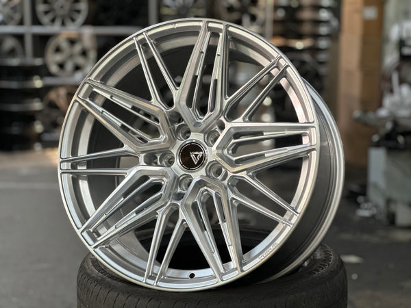 New 20x8.5 ET30 20x10 ET40 Vogue Wheel F05 (4 wheel) 5x114.3 Gloss Silver