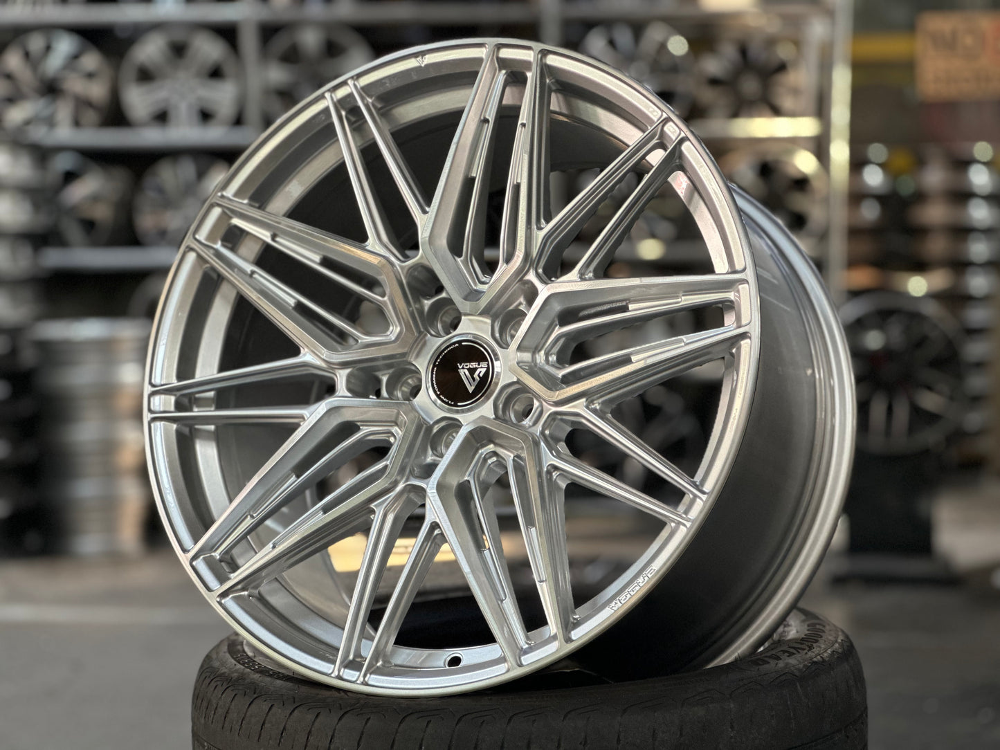 New 20x8.5 ET30 20x10 ET40 Vogue Wheel F05 (4 wheel) 5x114.3 Gloss Silver