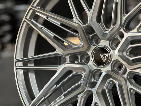 New 20x8.5 ET30 20x10 ET40 Vogue Wheel F05 (4 wheel) 5x114.3 Gloss Silver