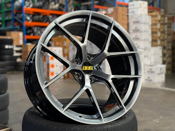 New 20x9.5 ET22 20x10.5 ET35 Overdrive Forged BBS FIR Design (4 wheel) 5x120 Hyper Black