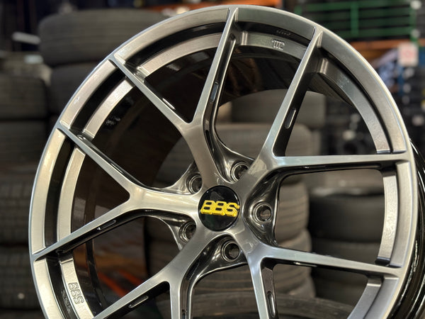 New 20x9.5 ET22 20x10.5 ET35 Overdrive Forged BBS FIR Design (4 wheel) 5x120 Hyper Black