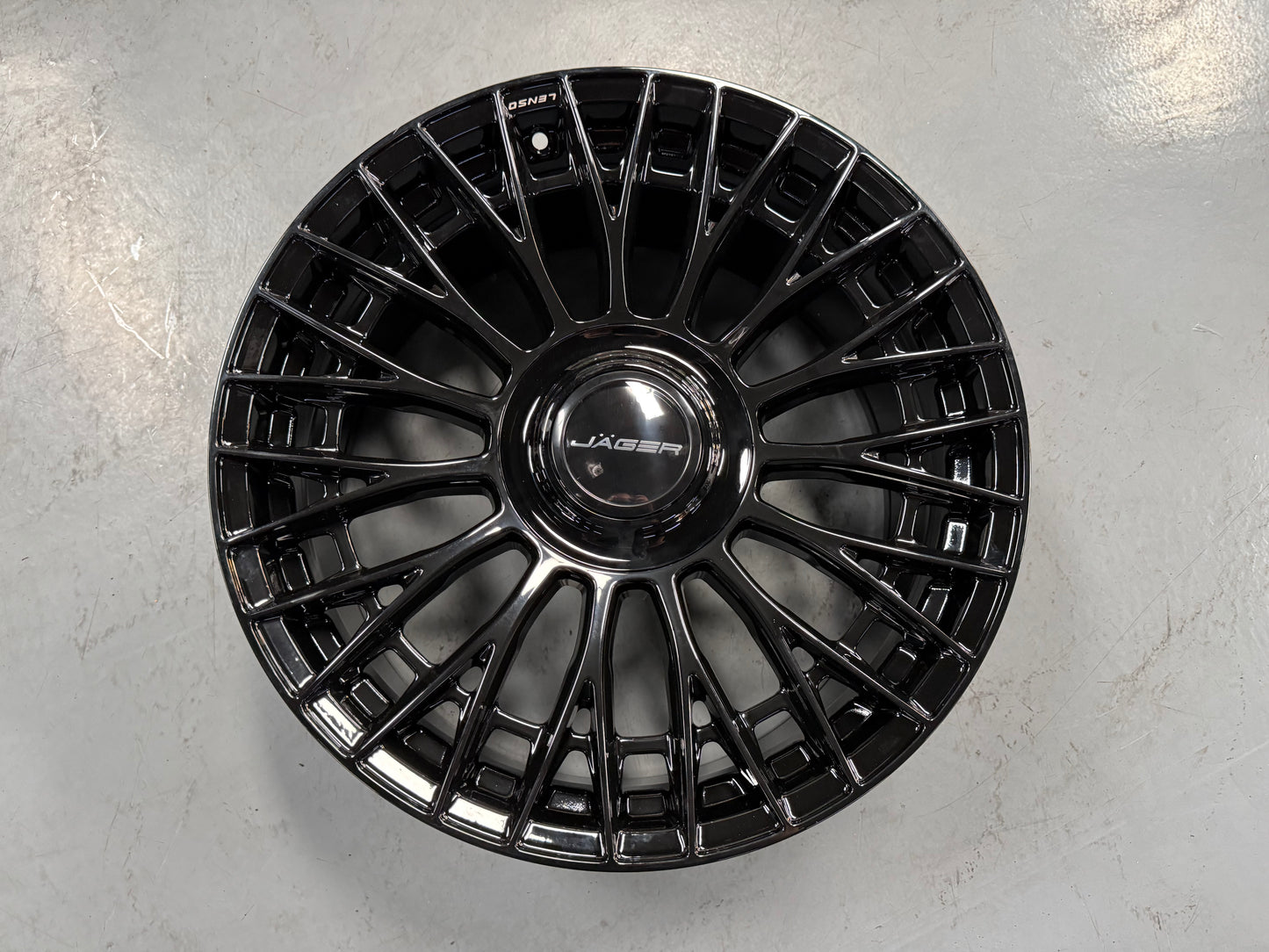 New 20x9 ET35 Lenso Apollo 5x108 5x120 Black