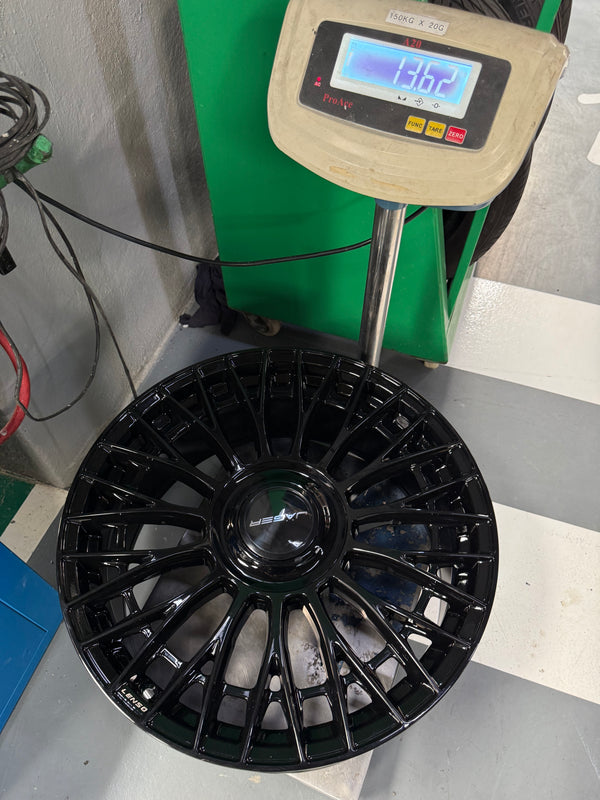 New 20x9 ET35 Lenso Apollo (4 wheel) 5x120 Gloss Black