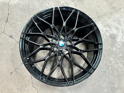 New 20x8.5 ET26 20x9.5 ET37 BMW Style 1000M (4 wheel) 5x112 Gloss Black