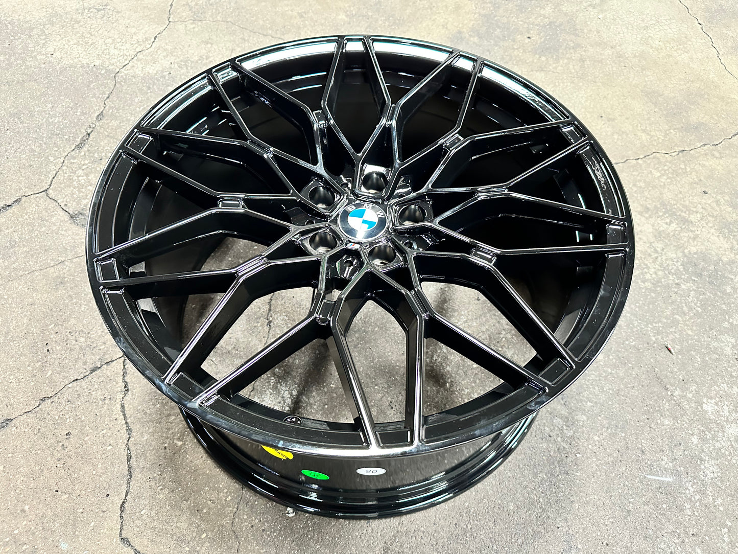 New 20x8.5 ET26 20x9.5 ET37 BMW Style 1000M (4 wheel) 5x112 Gloss Black