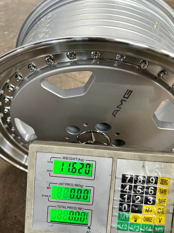 New 18x8.5 ET30 18x9.5 ET35 Mercedes AERO CLASSIC Staggered 5x112 Silver Polished Lips + 20 pcs Wheel Bolts