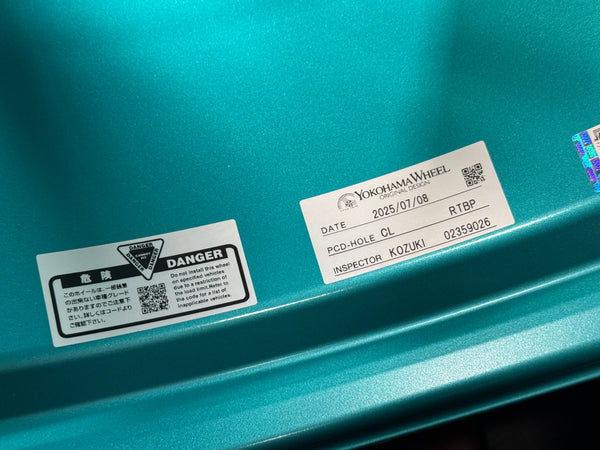 New 20x10 ET45 21x13 ET31 Advan Racing GT Porsche 992 GT3 RS 1X130 Turquoise Blue