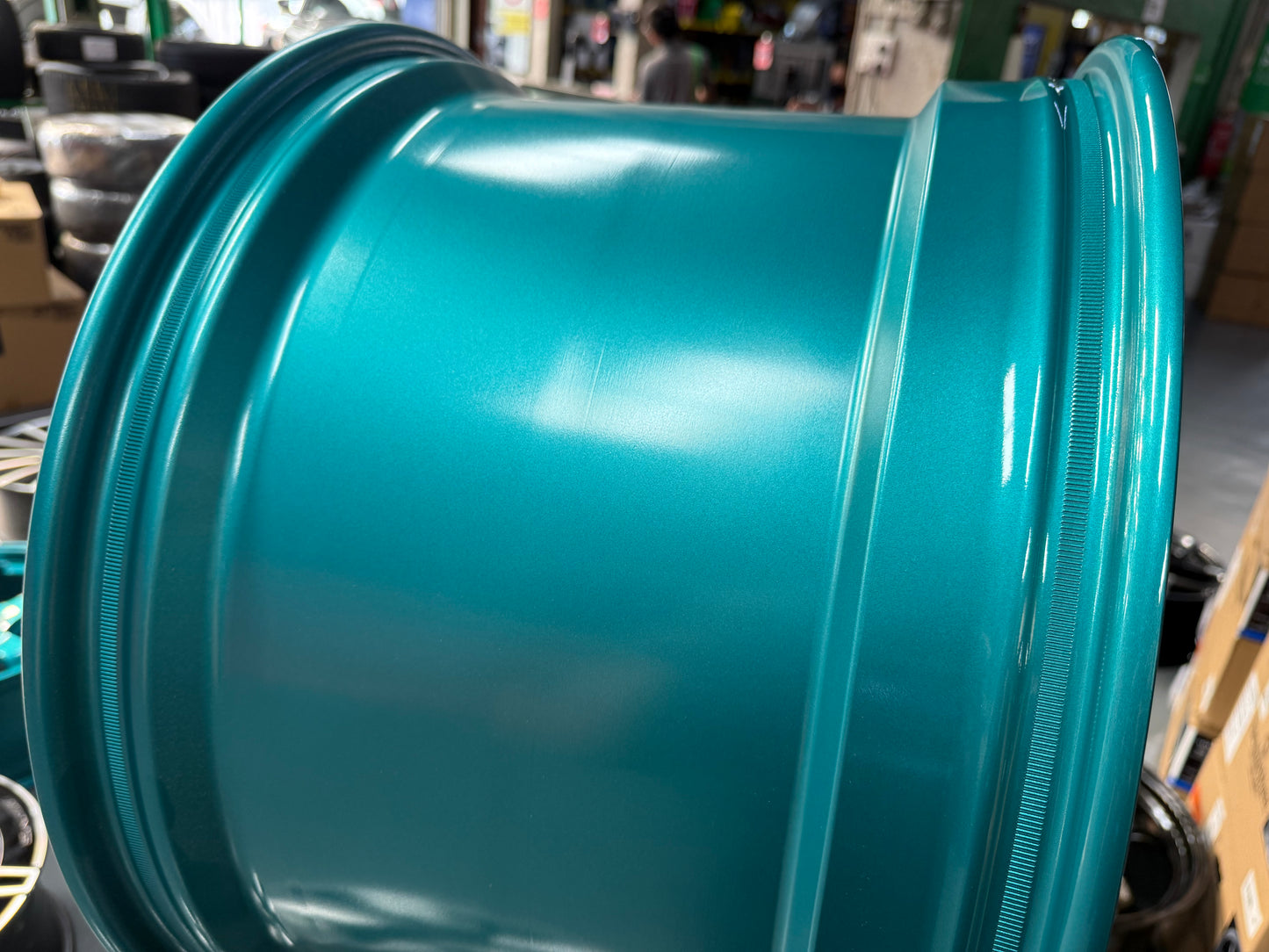 New 20x10 ET45 21x13 ET31 Advan Racing GT Porsche 992 GT3 RS 1X130 Turquoise Blue