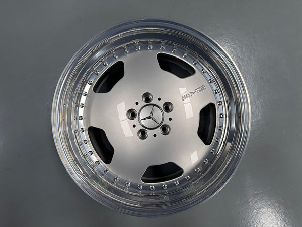 New 19x8.5 ET18 19x9.5 ET20 Overdrive Forged AMG AERO CLASSIC Mercedes 5x112 Silver rim (4 wheels)