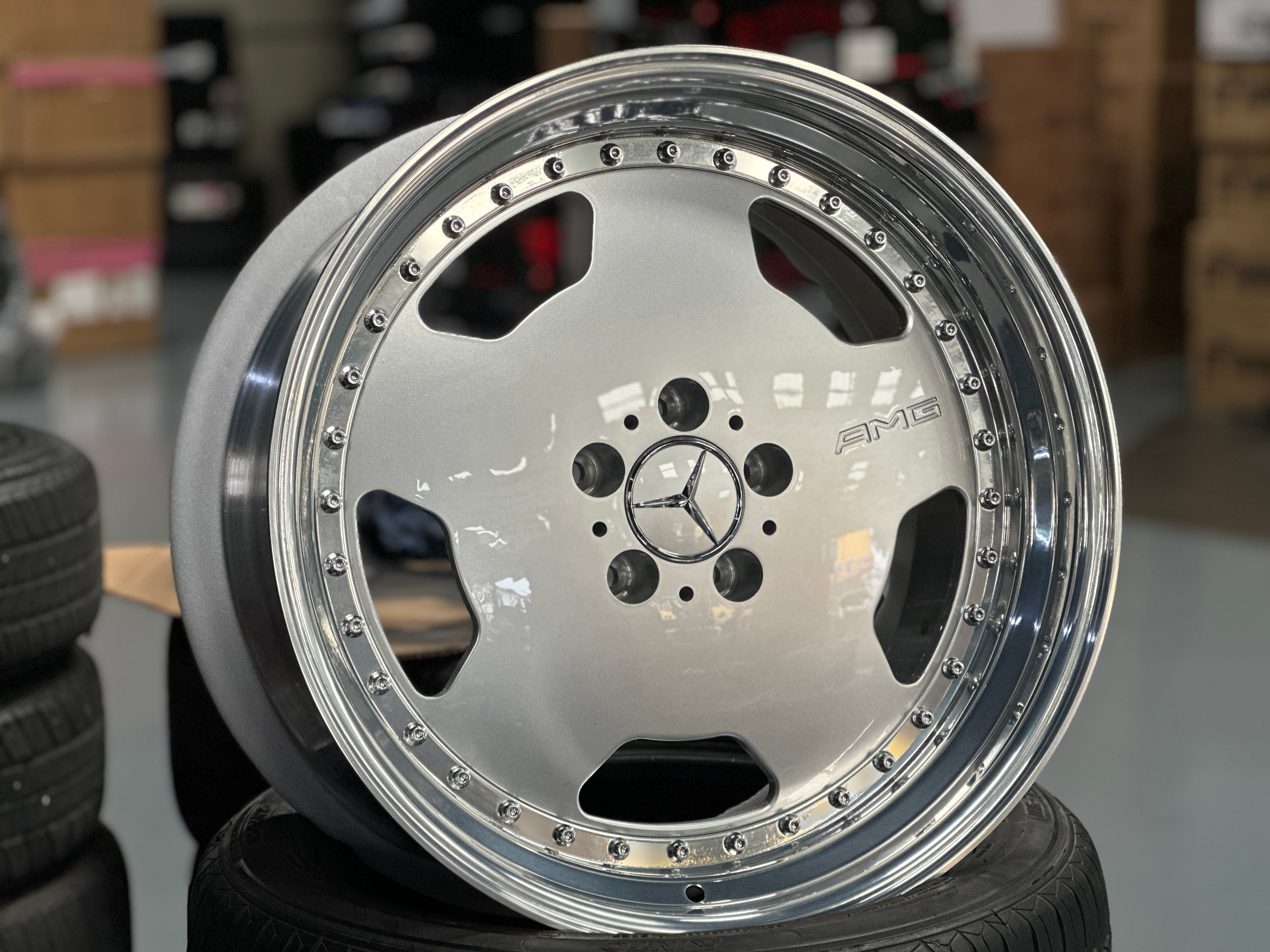 [Bundle] New 19x8.5 ET18 Overdrive Forged AERO AMG Classic Rim (4 Whee ...