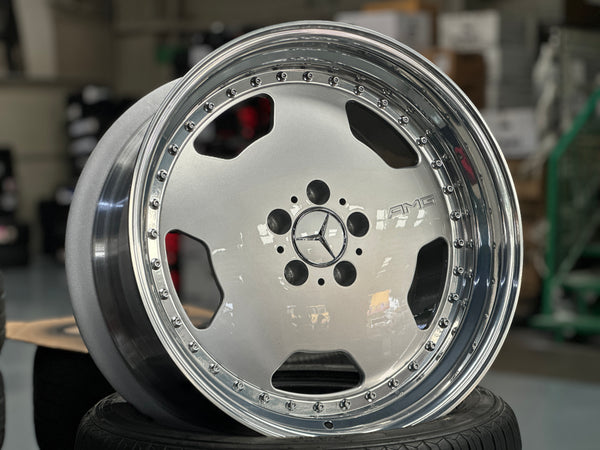 New 19x8.5 ET18 19x9.5 ET20 Overdrive Forged AMG AERO CLASSIC Mercedes 5x112 Silver rim (4 wheels)