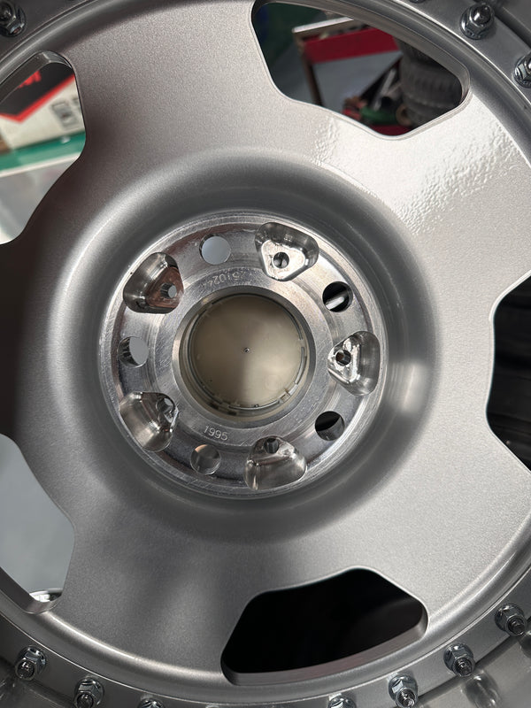 New 19x8.5 ET18 19x9.5 ET20 Overdrive Forged AMG AERO CLASSIC Mercedes 5x112 Silver rim (4 wheels)