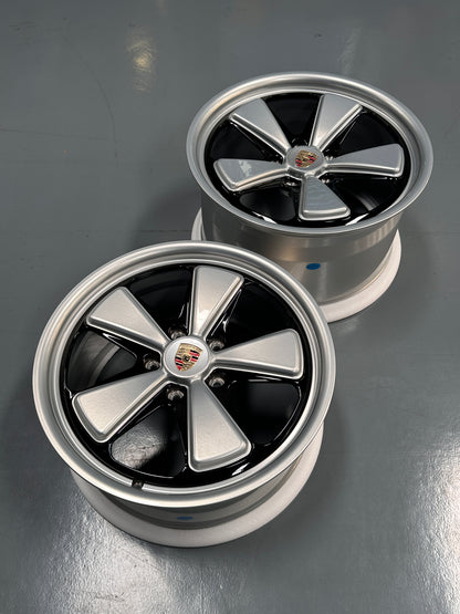 New 19x8.5 ET50 19x12 ET44 Overdrive Forged Porsche Fuchs Carrera 911 997 C4 C4S Turbo S Silver