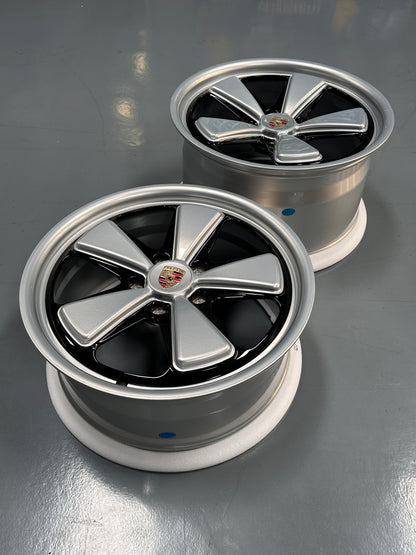 New 19x8.5 ET50 19x12 ET44 Overdrive Forged Porsche Fuchs Carrera 911 997 C4 C4S Turbo S Silver