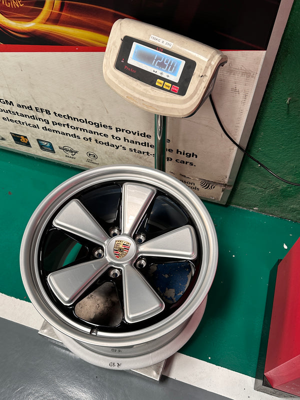 New 19x8.5 ET50 19x12 ET44 Overdrive Forged Porsche Fuchs Carrera 911 997 C4 C4S Turbo S Silver