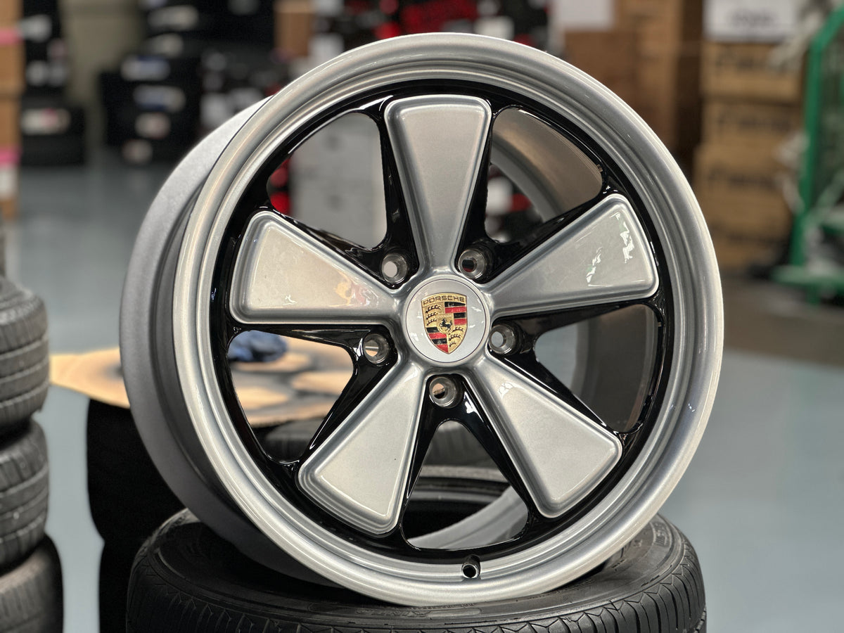 New 19x8.5 ET50 19x12 ET44 Overdrive Forged Porsche Fuchs Carrera 911 997 C4 C4S Turbo S Silver