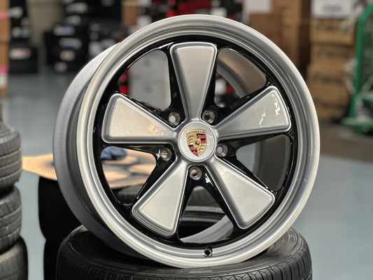 New 19x8.5 ET50 19x12 ET44 Overdrive Forged Porsche Fuchs Carrera 911 997 C4 C4S Turbo S Silver