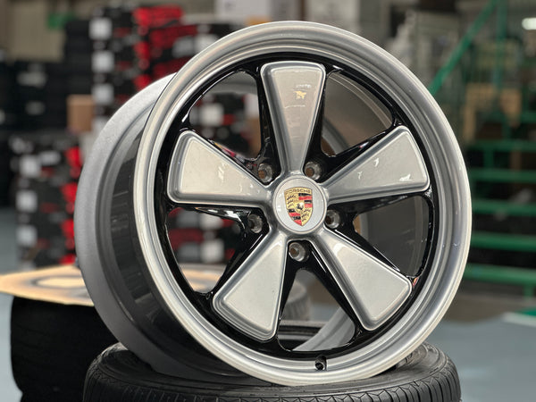 New 19x8.5 ET50 19x12 ET44 Overdrive Forged Porsche Fuchs Carrera 911 997 C4 C4S Turbo S Silver