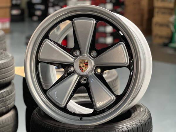 New 19x8.5 ET50 19x12 ET44 Overdrive Forged Porsche Fuchs Carrera 911 997 C4 C4S Turbo S Silver